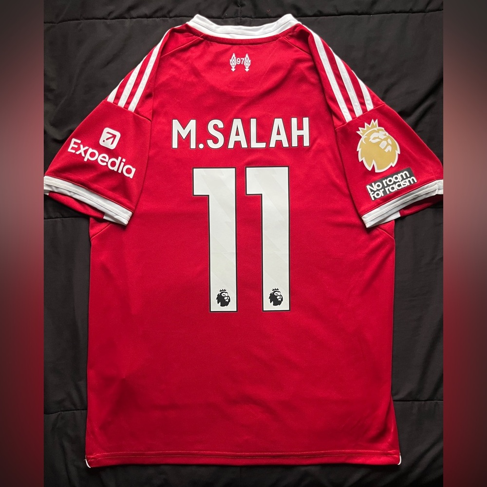Mo Salah #11 M-XL Home Soccer Jersey 2025 England